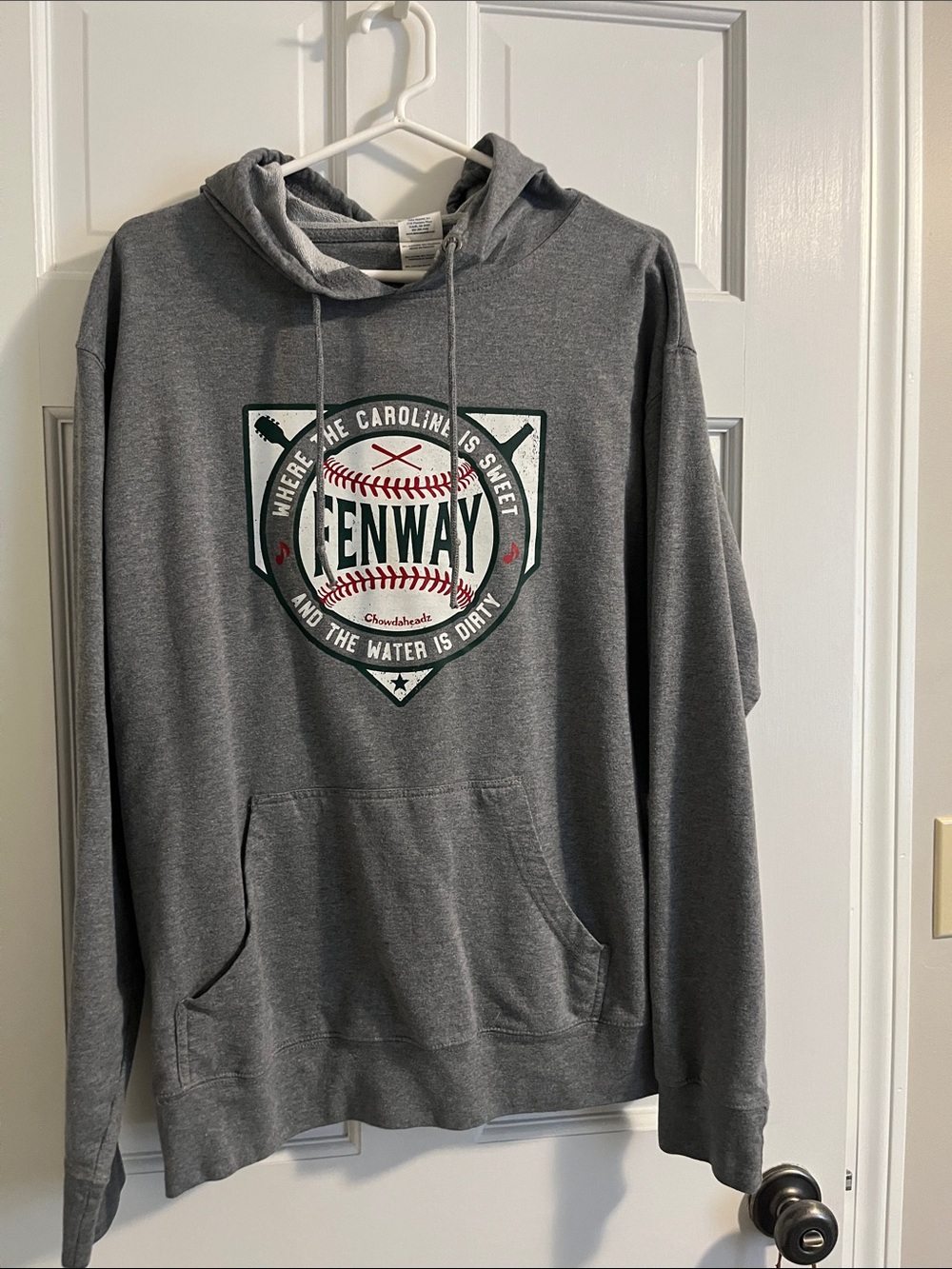 Men’s Gray Fenway Graphic Hooded Sweatshirt